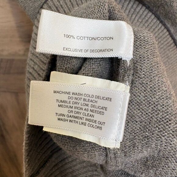 University of Alabama Embroidery Cutter & Buck Gray Pullover Knit Sweater Vest M - Picture 8 of 8